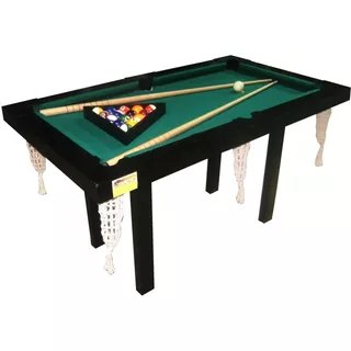 Mesa De Pool Mini + Accesorios De Pool + Tapa Ping Pong