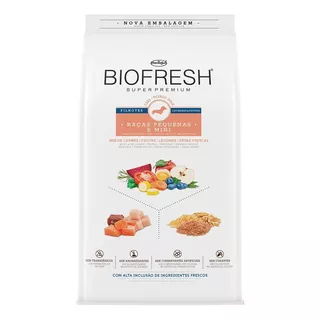 Alimento Biofresh Super Premium Para Cão Filhote De Raça Mini E Pequena Sabor Mix Em Sacola De 1kg