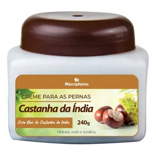 Crema De Castañas Indias Macrophytus 240g - Crema Para El Cuidado De La Piel