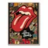 Cuadro Con Marco - Lengua Rolling Stones 6 - Mi Cuadro Uy Marrón