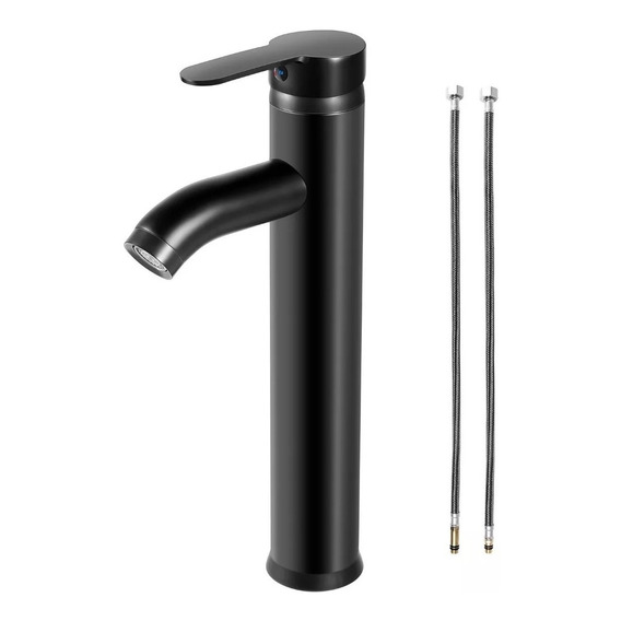 Mezcladora Llave Para Fregadero Lavabo Baño + 2 Mangueras