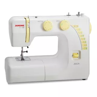 Máquina De Coser Recta Janome 2032x Portable Blanca 220v