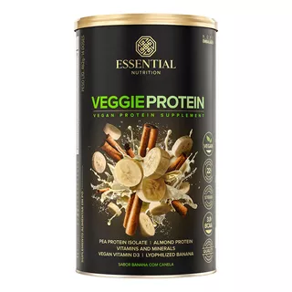 Veggie Protein Banana Com Canela 462g - Essential Nutrition