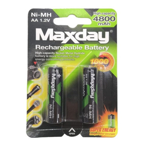 Pilas Recargables AAA Blister 2800 Mah X2 Unidades