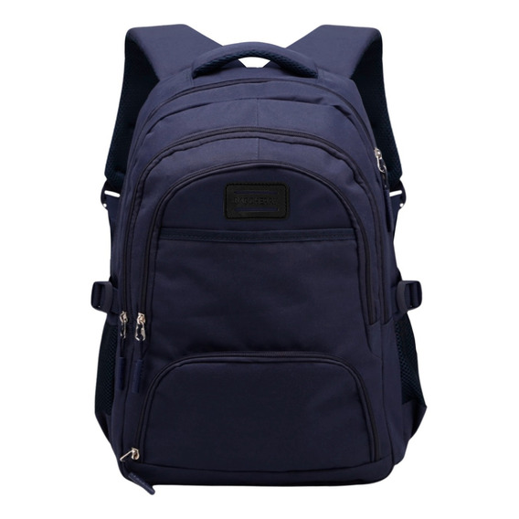 Mochila porta notebook Bagcherry Urbana 430000 color azul marino diseño liso 25L