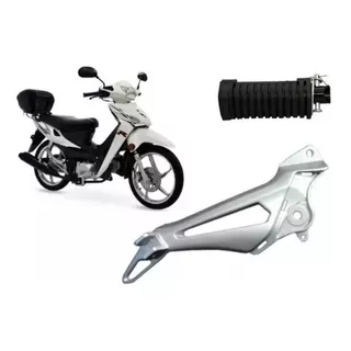 Suporte Bacalhau Shineray Phoenix 50cc Esquerda+pedaleira