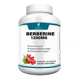  Berberina X1200mg Premium 60 Cápsulas Vegana Sin Sabor