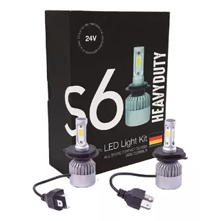 Kit Cree Led S6 24v Camion Heavy Duty H4 44000lm 