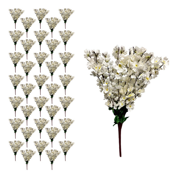 Flor Artificial Cherry Blossom 24 Varas Caja Con 36 Ramos