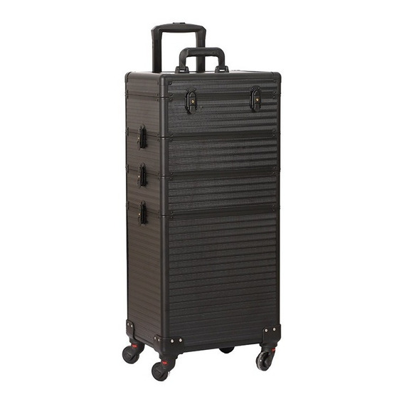 Maleta Trolley De Maquillaje Multicapa