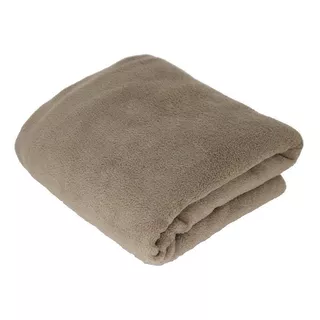 Cobertor Hazime Enxovais Microfibra Cor Camurça De 220cm X 180cm