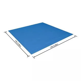 Tapete Protector Inferior Para Alberca 58002 Bestway Color Azul