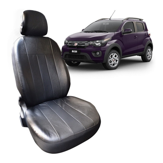 Funda Cubre Asiento Cuerina Acolchada Fiat Mobi