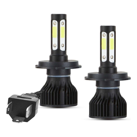 Kit De Faros Delanteros De 4 Lados 9007 H4 Led Rayo H13 9004