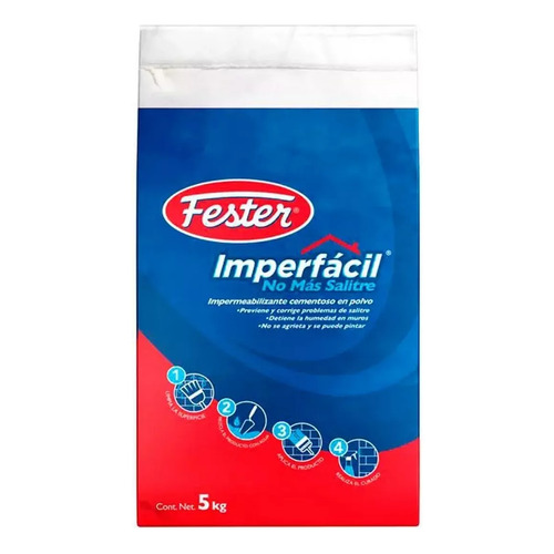 Fester Imperfacil Eliminador Salitre Humedad 5kg 