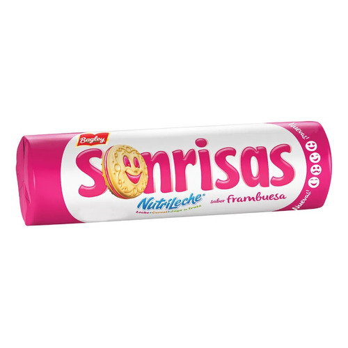 Galletitas Sonrisas Frambuesa 108g