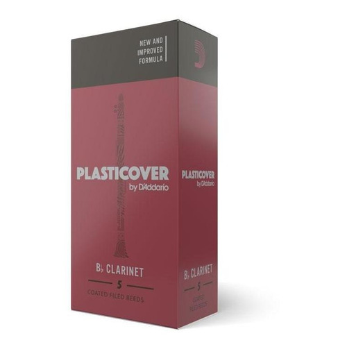 Caña para clarinete D'addario Plasticover Bb 3 (5 unidades)