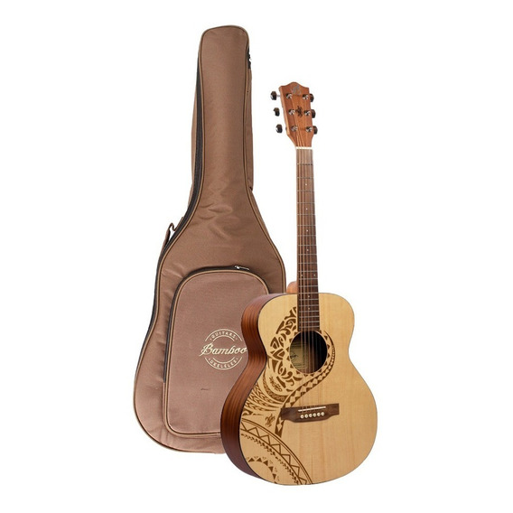 Guitarra Acústica Bamboo Ga 38 Pacifica Con Tensor Y Funda