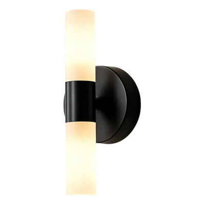Aplique Moderno Led Tower 2 Negro Diseño Luz Desing Negro
