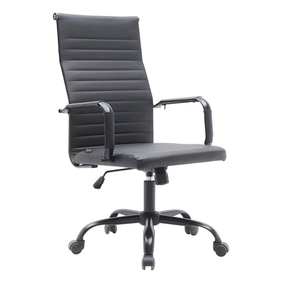 Silla Escritorio Oficina Sillón Ejecutiva Ergonómica Yx-9005 Negra Base Negra Eke Lifehome