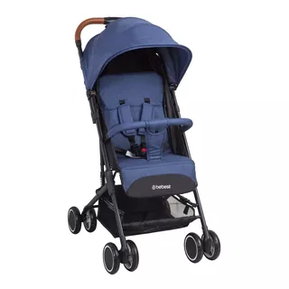 Coche De Paseo Bebesit Sprint Azul Con Chasis Color Negro