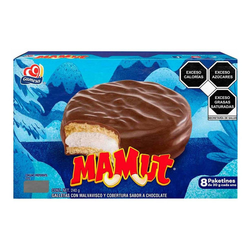 Galletas Gamesa Mamut Chocolate 240g