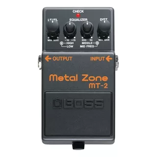 Boss Metal Zone Mt-2 - Negro