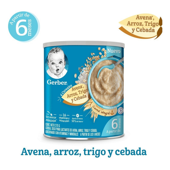 Cereal Infantil Seco Gerber® Etapa 2 270g 6+