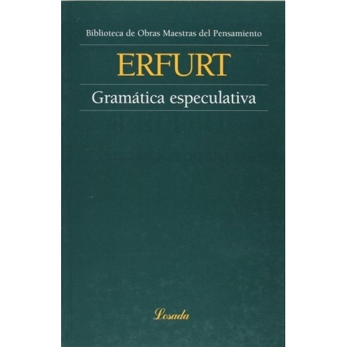 Gramatica Especulativa - Erfurt