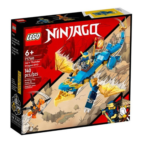 Lego Ninjago Dragon Del Trueno Evo De Jay - Crazygames Cantidad De Piezas 140