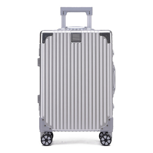 Valija Grande Bodega de Aluminio T-Onebag Candato TSA Ruedas 360 grados Color Plata