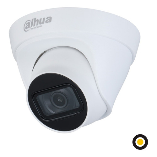 Camara Ip 2mp Minidomo Poe Dahua 2.8mm Ir 30m H265+ Exterior Color Blanco