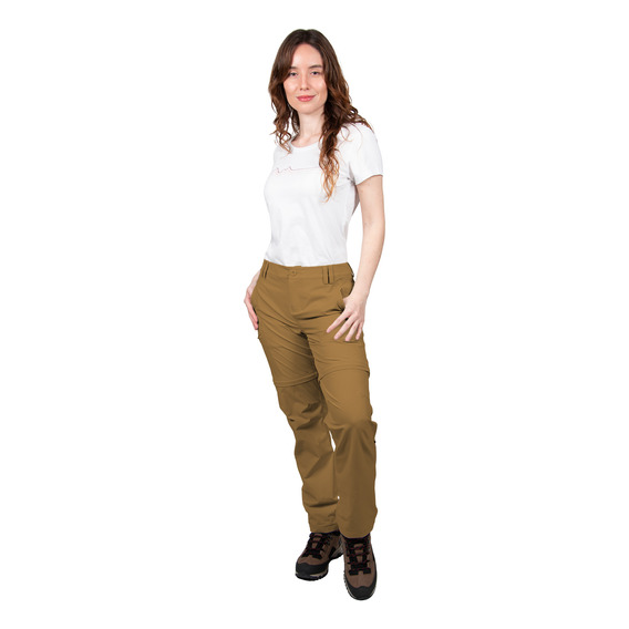 Pantalón Desmontable Kiska Mujer Terracotta Doite