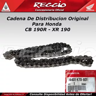 Cadena De Distribución Orig Honda Cb190r Xr190 Reggio Motos