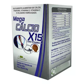 Mega Cálcio X15 - 60 Cápsulas