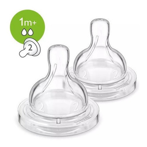 2 Tetinas Anticólicos Classic Philips Avent 1m+