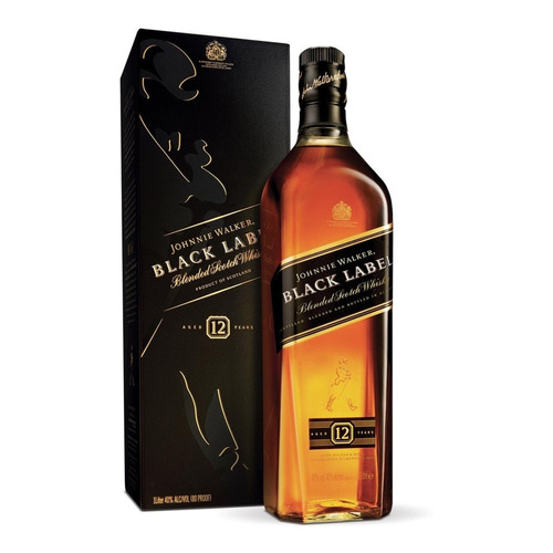 Whisky Johnnie Walker 12 Años Black Label 750ml