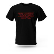 Camiseta Stranger Things Logo Série - 100% Algodão