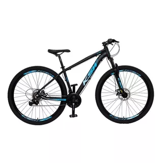 Bicicleta Xlt 100 21v Cor Preto Com Azul E Azul Tamanho Do Quadro 19