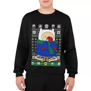 Sudadera Finn El Humano Hora De Aventura Dama Caballero