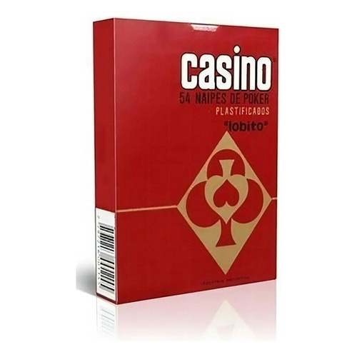 Naipes Casino Poker Mazo X 54 Cartas color Rojo o Celeste