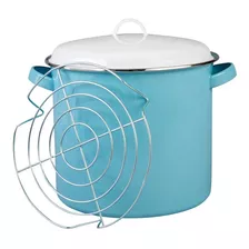 Juego de Ollas para Caldos Cinsa 8 piezas Greta Azul Turquesa