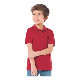 Camisa Pólo Básica Juvenil Marlan 99111 - Tamanhos 10 À 16