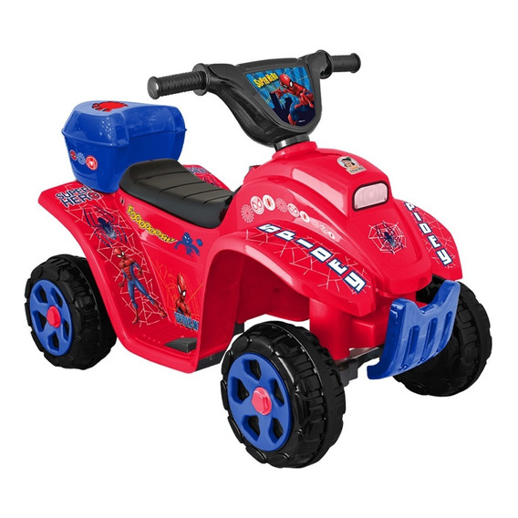 Apache Moto Eléctrica Infantil Spiderman 6v Envio Normal