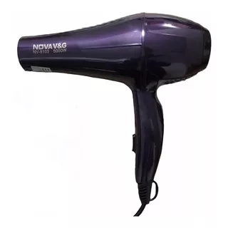 Secador De Cabello Nova Nv-9103 Violeta 110v