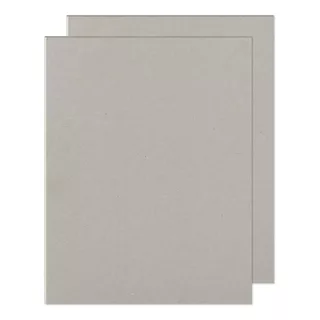 Carton De Agua Gris 1.5 Mm Tamaño Carta (200 Pzas) 21.5 X28