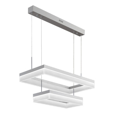 Colgante Led Doble Moderno Control Remoto Deco Moderno Tz