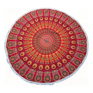 Manta Mandala Circular  Playera Redonda Mundo Hindu Belgrano