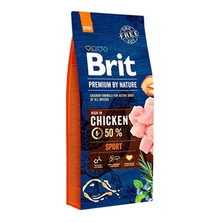 Alimento Perro Brit Premium Sport 15kg. Sc