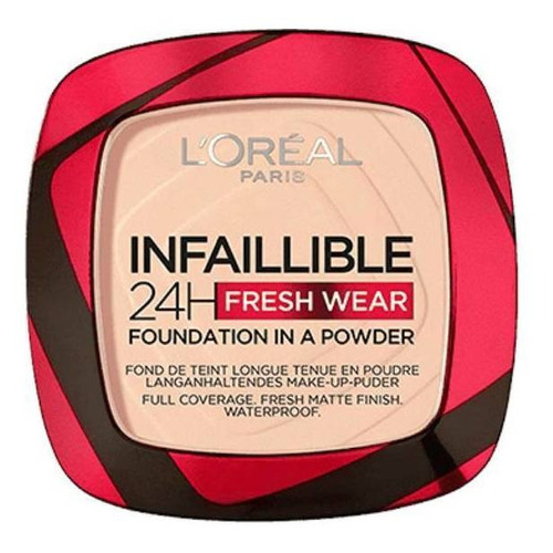 Base En Polvo L'oréal Paris Infaillible 24hs Fresh Wear Tono Rose Sand